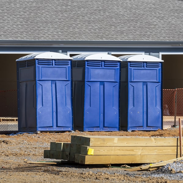 how do you dispose of waste after the portable toilets have been emptied in Benjamin